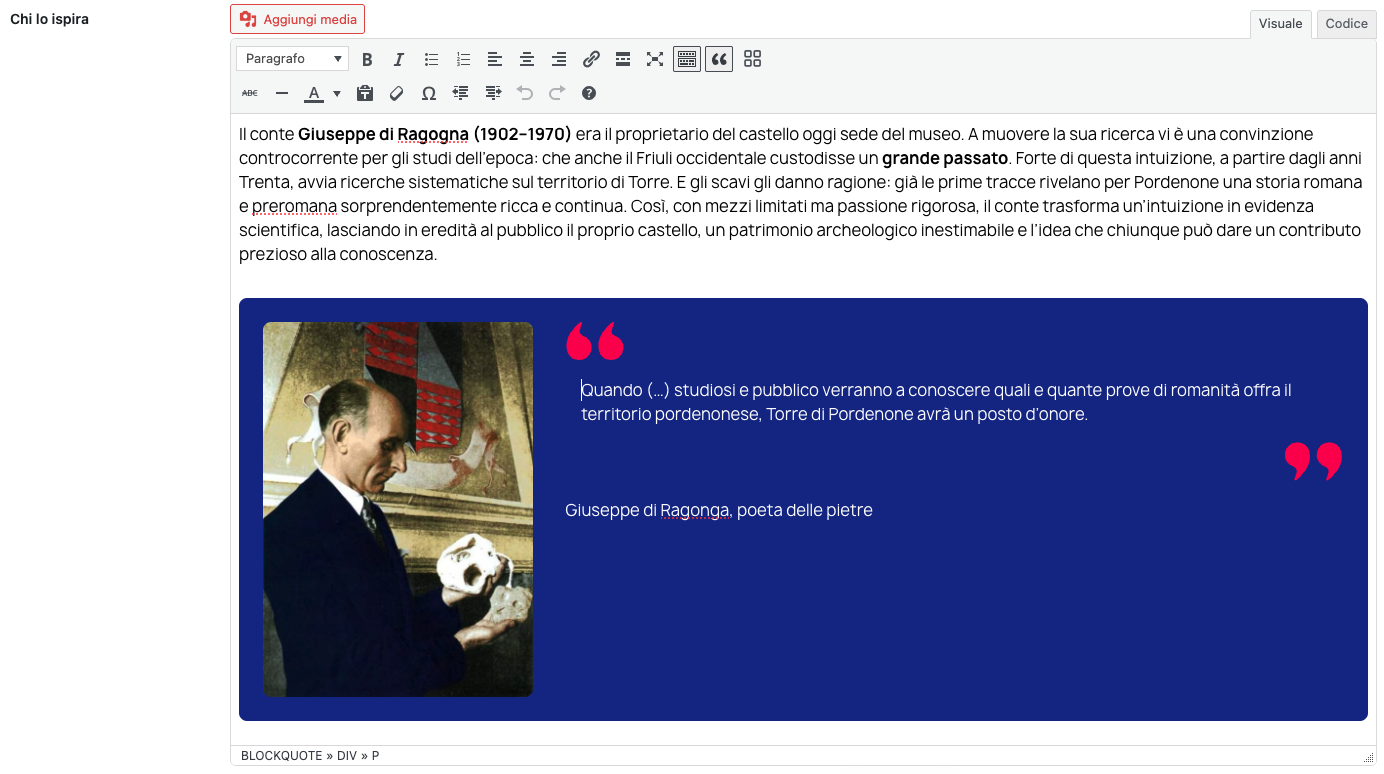 chi lo ispira lato admin