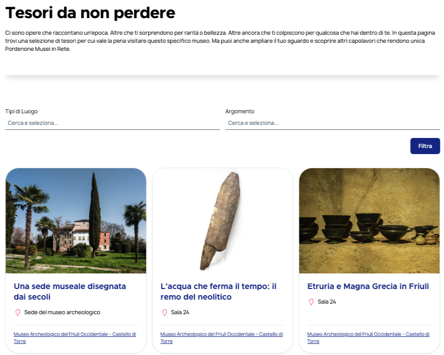 tesori da non perdere